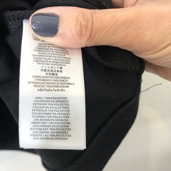 Michael Michael Kors NWT Women's Black Skirt Back Exposed Zipper Size 16 - Picture 6 of 7